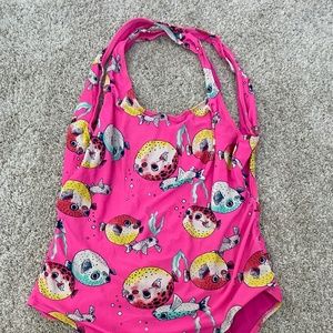 HOT PINK PUFFERFISH SWIMSUIT!!!!!!!!